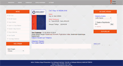 Desktop Screenshot of dedekorkutdergisi.com